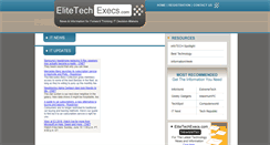 Desktop Screenshot of elitetechexecs.com